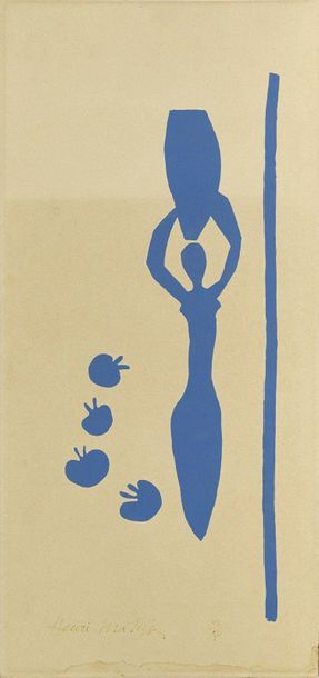 Henri MATISSE (1869-1954) Sans titre, 1961

Estampe sur papier

Signe?e en bas a?...