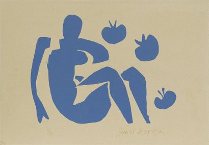 Henri MATISSE (1869-1954) Sans titre, 1961

Estampe sur papier

Signe?e en bas a?...