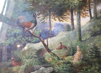 null Pheasants - 

Watercolor signed at the bottom in the middle P. Boehm.