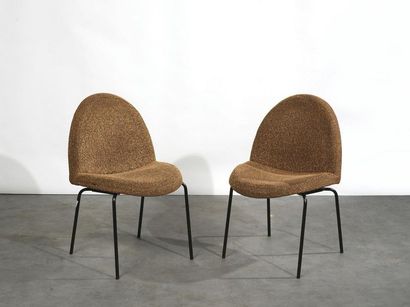 Joseph-André MOTTE (1925-2013) A pair of « Langue » chairs model «771» by Joseph-André...