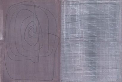 MOSHE KUPFERMAN (1926-2003) Untitled, 1984 Gouache and charcoal on paper. Signed...