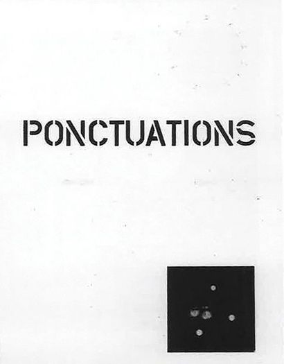 POL BURY (1938-2005) Ponctuation, 1959 - 1997  Bois et moteur électrique. Signé et...
