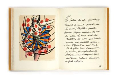 Fernand Léger. Cirque. Lithographies originales. Paris, Teriade éditeur, 1950.
In-folio,...