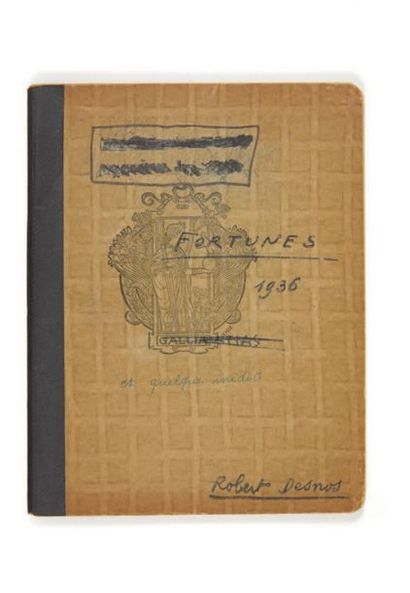 Robert DESNOS. Four books of autograph poems. No place or date [1940-1941].
3 school...