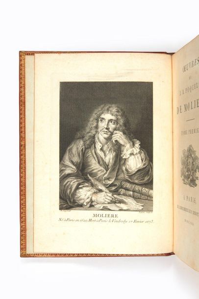 MOLIÈRE, Jean Baptiste Poquelin, dit. 
OEuvres. Paris, Didot l'aîné, 1791-1794.
6...