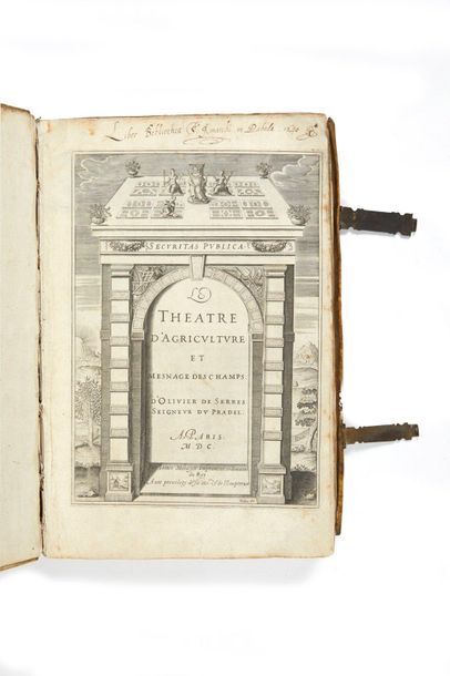 SERRES, Olivier de. 
Le Théâtre d'agriculture et mesnage des champs. Paris, Jamet...