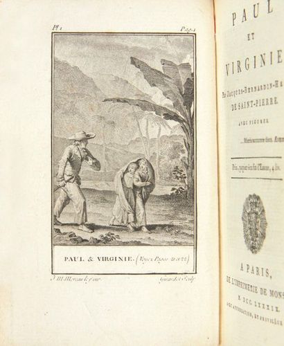 BERNARDIN de SAINT-PIERRE. 
Paul et Virginie. Paris, imprimerie de Monsieur [Didot...