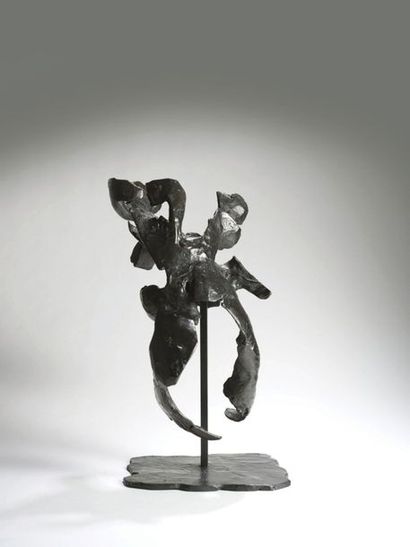 MICHÈLE CHAST (NÉE EN 1958) Danseuse, 2019 Piece unique. Epreuve en bronze a patine...
