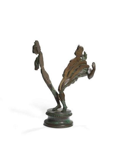 ARMAN (1928-2005) ZEUS GREETINGS, 1986 Bronze with a green patina. Non-commercial...
