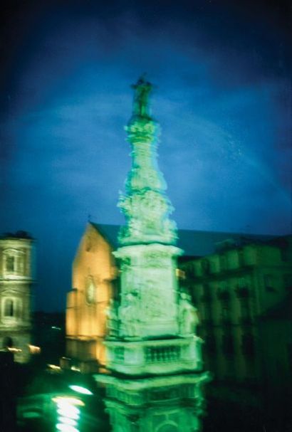 Nan GOLDIN (née en 1953) Tower in the Piazza Gesu Nuovo, Naples Tirage en couleur....