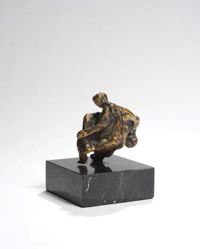 SALAVADOR DALI (1904-1989) 
Pieta, circa 1974
Bronze sculpture with brown patina.
Signed...