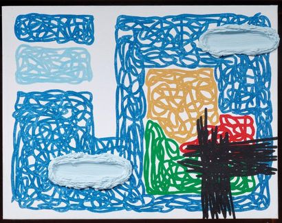 JONATHAN LASKER (NÉ EN 1948) 
In complex Regions, 1998
Oil on canvas.
Oil on canvas.
H_31,7...