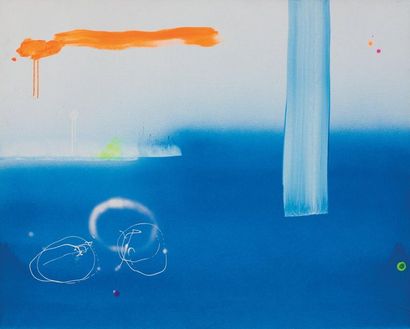 LORI HERSBERGER (NÉ EN 1964) 
Marooned,2001
Acrylic on canvas.
Signed, dated and...