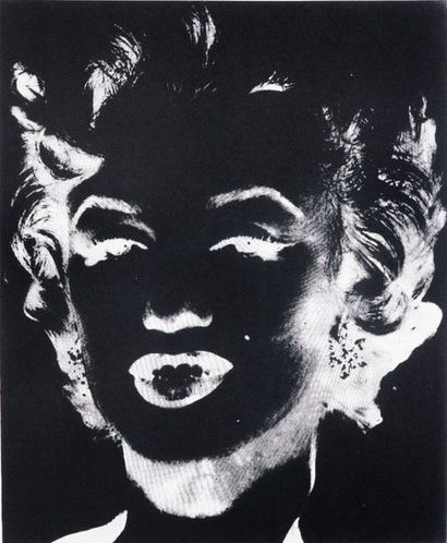 Andy Warhol (1928-1987) 
Marilyn Monroe (Retrospective series), 1978
OEuvre unique.
Serigraphie...