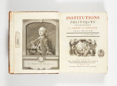 null BIELFELD (Jacob-Friedrich, baron de). Institutions politiques. La Haye, Pierre...