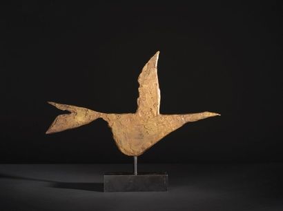 Georges BRAQUE (1882-1963) 
Phaéton, 1962-2003
Sculpture en bronze.
Cachet du fondeur...