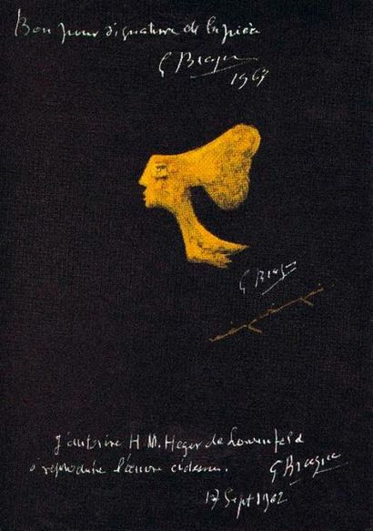 Georges BRAQUE (1882-1963) 
Atalante, 1963-2014
Bronze sculpture.
Landowski foundryman's...
