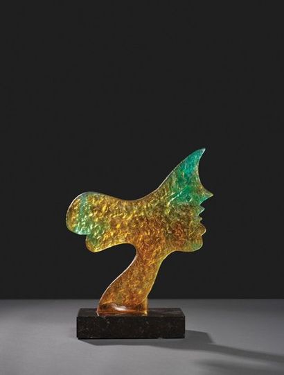 Georges BRAQUE (1882-1963) 
Circée, 2006
Daum crystal sculpture.
Signed and numbered...