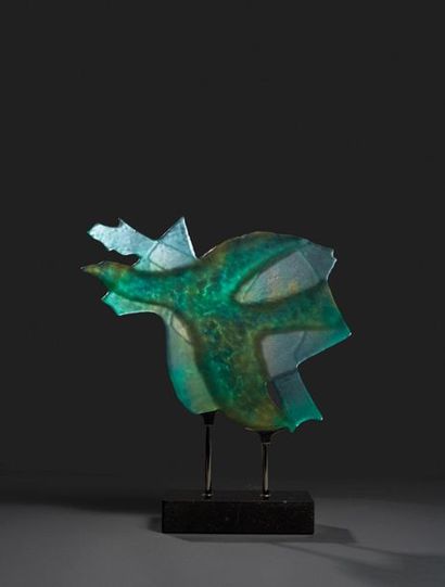 Georges BRAQUE (1882-1963) 
Céphalée, 2006
Sculpture en cristal Daum.
Signée et numérotée...