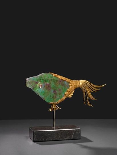 Georges BRAQUE (1882-1963) 
Eunicé, 2006
Daum crystal sculpture.
Signed and numbered...