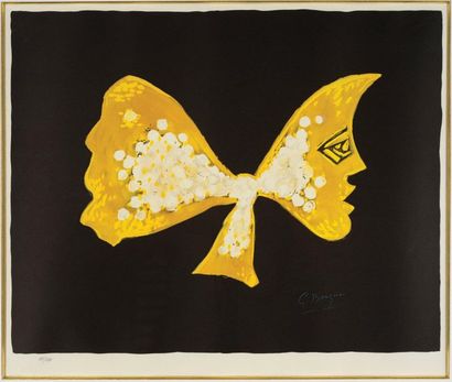 Georges BRAQUE (1882-1963) 
Séléné
Lithographie.
Signée en bas à droite.
Numérotée...