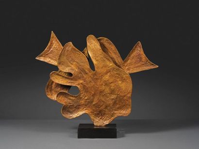 Georges BRAQUE (1882-1963) 
Les oiseaux bleus - Hommage à Picasso, 2008
Sculpture...