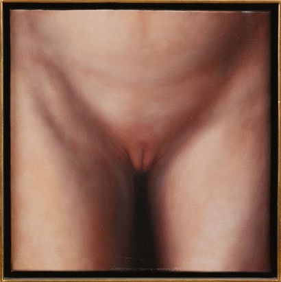 DAVID DALLA VENEZIA (CANNES 1965) 
Nudo femminile
Olio su tela
Firmato, datato 2015...