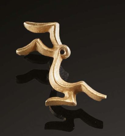 Spilla in oro a «cera persa» Design: Baruffaldi;...