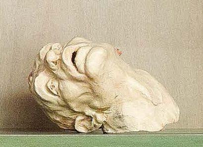 ETTORE GRECO (PADOVA 1969) 
Testa del Battista
Terracotta patinata
Head of the Baptist
Patinated...