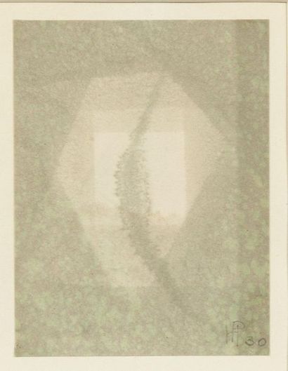 Henri PFEIFFER (1907-1994) Composition abstraite, 1930 Aquarelle sur papier Monogrammée...