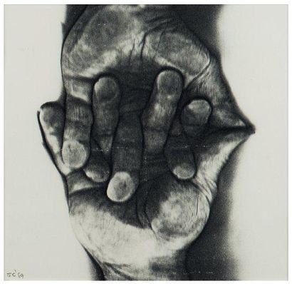 COPLANS, JOHN (1920-2003) Hand, 1989. Photocopie originale. 17 x 18,5 cm. Encadré...