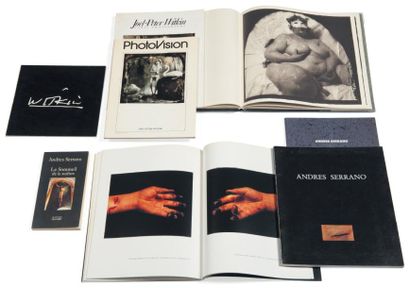 null Ensemble de six ouvrages et une publication (revue): SERRANO, ANDRES (1950)...