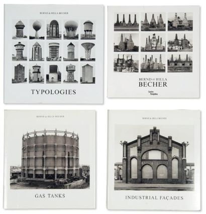 null Ensemble de quatre ouvrages: BECHER, BERND (1931-2007) ET HILLA (1934) Gas Tanks....
