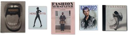 null Ensemble de huit ouvrages et un journal: Apparences: la photographie de mode...