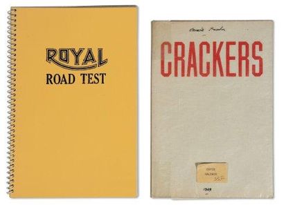 null Ensemble de deux ouvrages: RUSCHA, ED (1937) Royal Road Test. (En collaboration...