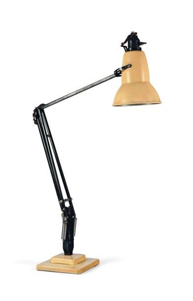 GEORGE CARWARDINE (1887-1948) Lampe Anglepoise Ajustable. Vers 1935. Marquée Made...