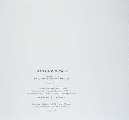 MASSIMO VITALI (NÉ EN 1944) Landscape with Figures 1-52, 2006 Portfolio comprenant...