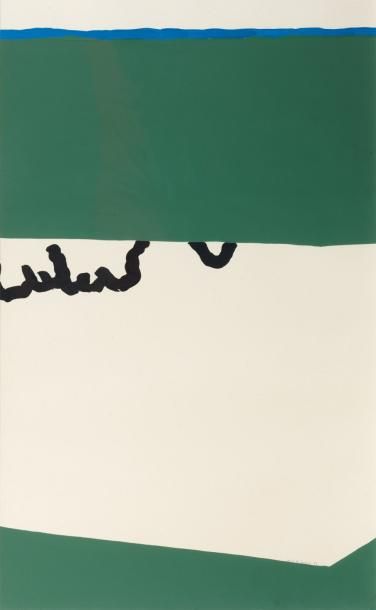 RAOUL DE KEYZER (NÉ EN 1930) Camping III, 1969 Peinture sur papier. Signée et datée...