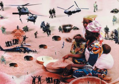 FATIMAH TUGGAR (NÉE EN 1967) Untitled Army, 1996 Digital print. Signé, daté et numéroté...