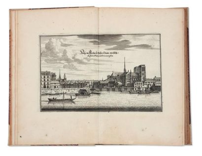 [MERIAN (Matthieu)] Vues de Paris et des environs. [1655]. Album petit in-folio,...