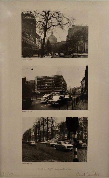 David Lamelas (Né en 1946) Lithography. From an edition at 4à copies. H_63,5 cm L_40...