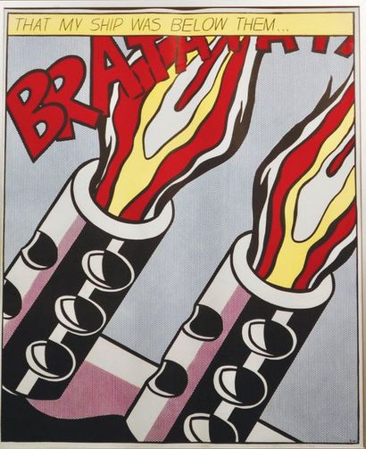 Roy Lichtenstein (1923–1997) As I Opened, 1964. Set of three lithographs. Published...