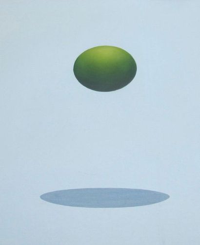 Sigurdur Arni SIGURDSSON (né en 1963) Ombre cercle, 1991. Peinture sur toile. H_55...