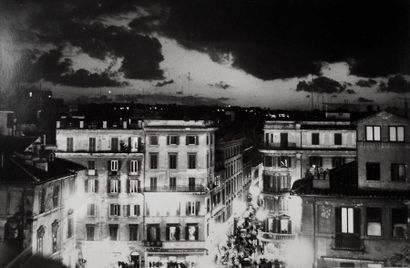 FLORENCE DIEMER Rome, 1987. Photographie en noir et blanc. H_20 cm L_30 cm 