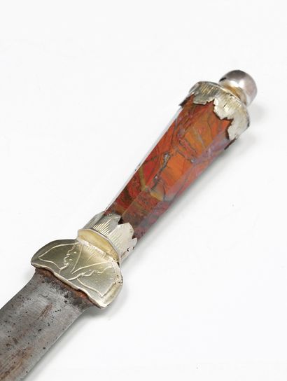 null A German silver and Jaspers stone circumcision knife
Late 17th century
This...