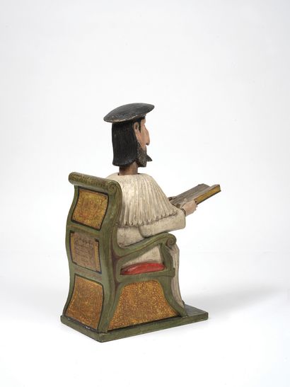null An important polychrome wooden sculpture
Germany, Rhön region, circa 1800
The...
