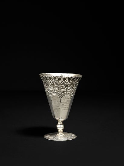 A rare and important silver cup Tlemcen,...