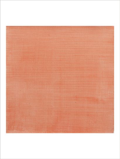 MARCIA HAFIF (1929-2018) Light oxide brown/dark cadmium orange, 1994
Acrylic on canvas.
Signed...