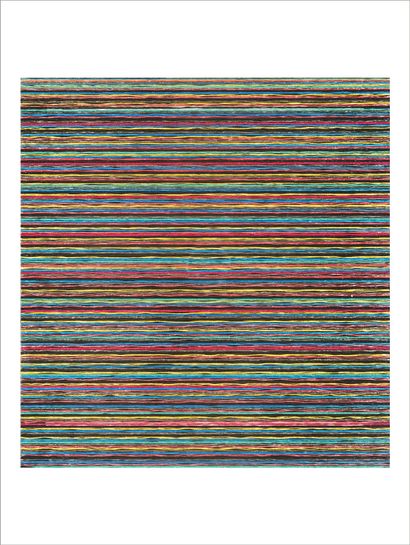ANTOINE PERROT (NÉ EN 1973) Peinture à vivre n° 8, 2005 7 colors - polycarbonate...