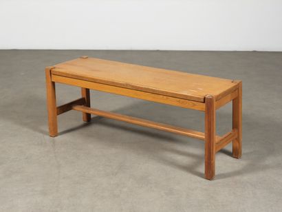 Ilmari TAPIOVAARA (1914-1999) Set consisting of a suite of 6 chairs and a bench model...